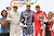 Das Siegerpodest DMV GTC nach Rennen 2 mit Tommy Tulpe, Ales Jirasek und Antonin Herbeck (Foto: Farid Wagner/Roger Frauenrath)