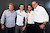 Thomas Rudel (CEO Rutronik Elektronische Bauelemente GmbH), Fabian Plentz, Lucas di Grassi, Chris Reinke (Leiter Audi Sport customer racing) Foto: Audi 