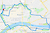 Der Streckenverlauf in Frankfurt (Screenshot Google)