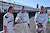 Markus Winkelhock, Maximilian Götz und Bernd Schneider beim Testtag GTC Race in Hockenheim (Foto: Thomas Tellge)
