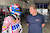 Mike Beckhusen mit Teamchef Martin Kohlhaas beim GTC Race-Test in Oschersleben
