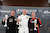 Das Siegerpodest der GT4 Trophy nach Rennen 1: Ralf Glatzel, Tobias Erdmann und Bernd Schaible (Foto: Alex Trienitz)