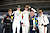 Die glücklichen Sieger der GT4-Klasse nach dem 60-Minuten-Rennen: Luca Arnold, Julian Hanses, Philippe Denes, Etienne Ploenes und Andreas Greiling - Foto: Alex Trienitz