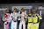 Das GT3-Gesamtpodium nach dem GT60 powered by Pirelli: Robin Rogalski auf P1, Finn Zulauf und Stefan Mücke auf P2 und Kenneth Heyer sowie Johannes Stengel auf P3 - Foto: Alex Trienitz