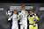 Das GT4-Podium nach dem 1. GT Sprint Rennen: Julian Hanses auf P1, Matias Salonen auf P2 und Carl-Friedrich Kolb auf P3 - Foto: Alex Trienitz
