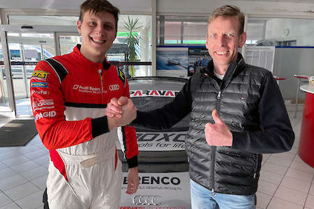 Ivan Peklin mit GT4-Audi bei Seyffarth Motorsport