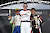Julian Hanses (Mitte) krönte seine klasse Leistung mit der Pole Position und Sieg im GT Sprint. Moritz Wiskirchen auf P2 (links) und Friedel Bleifuss auf P3 - Foto: Alex Trienitz