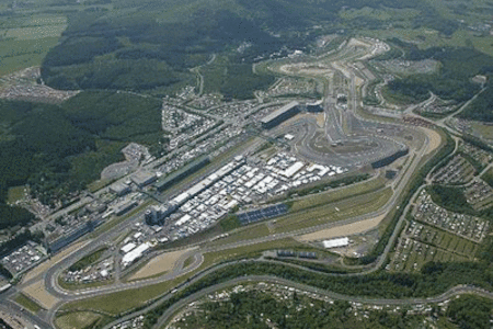 GP Strecke als Streckenvariante beim GTC Race auf dem Nürburgring