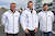 Die Jury mit Jörg van Ommen, Daniel Schwerfeld und Kenneth Heyer beim GTC Race Sichtungstest auf dem Nürburgring